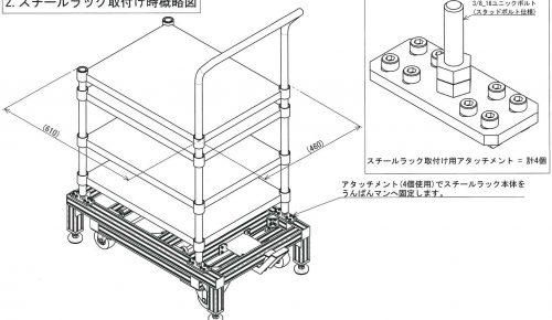 移動可能なスチールラック