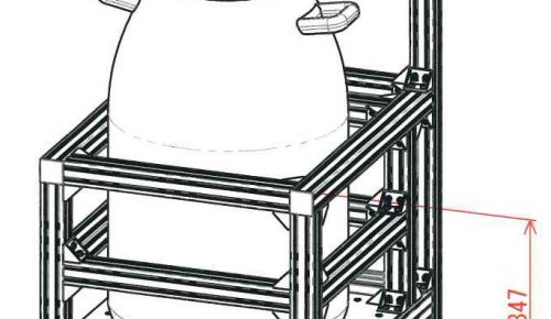 荷物が固定できる台車
