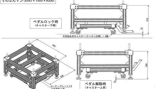 アジャスター付きの機械を動かせるようにしたい