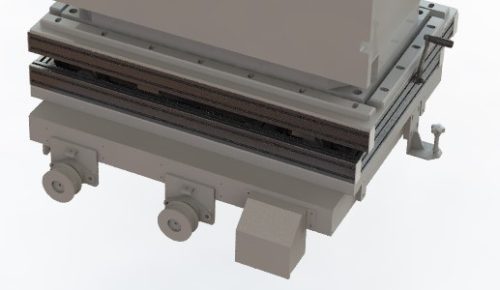 1tうんぱんマンにて600㎏の陶器用金型交換台