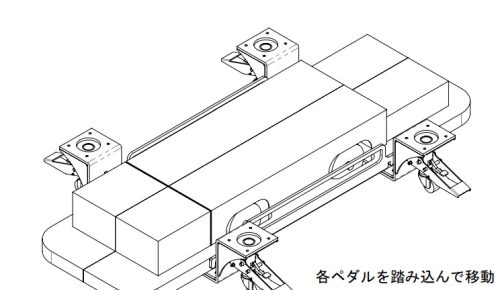 バッテリー切れで不動になったAGVの搬送キット