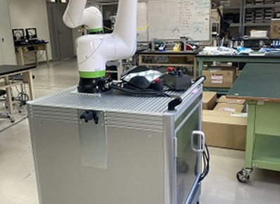 協働ロボット架台 高さ寸法特注品